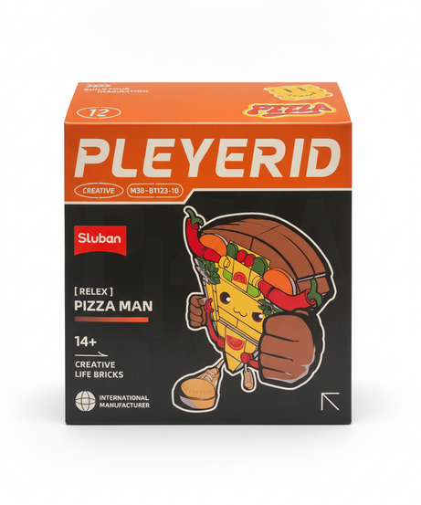 Sluban PLEYERID [RELEX] Pizza Man Creative Life Bricks