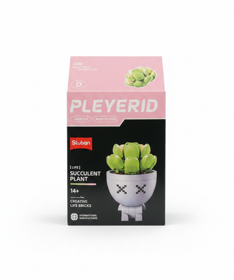 Sluban Pleyerid [LIFE] Succulent Plant Building Blocks