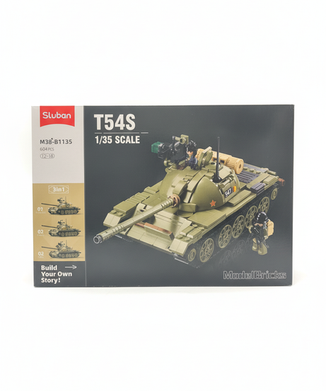 Sluban T54S 3-in-1 Model Bricks Tank (M38-B1135)