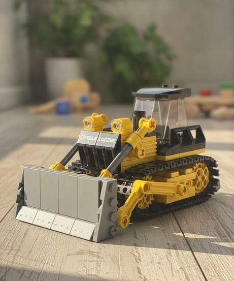 Sluban Town Construction Crawler Dozer