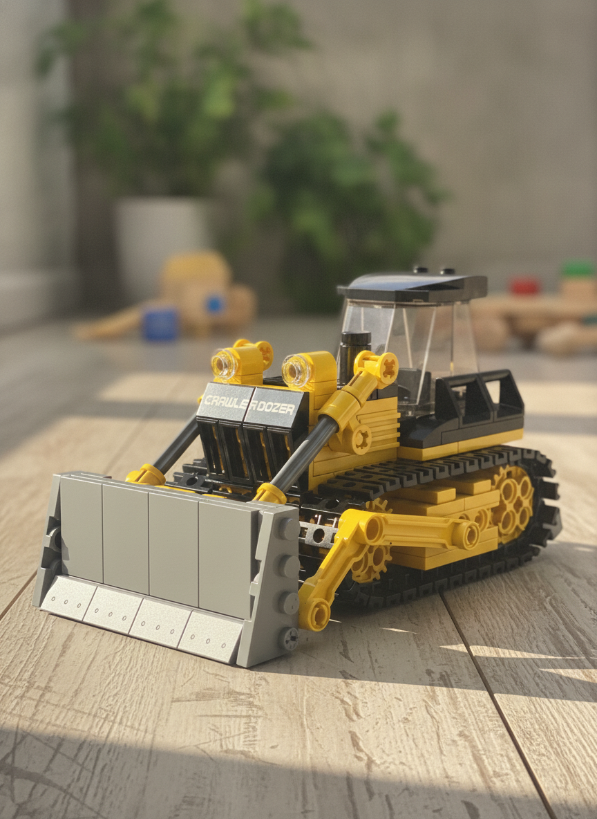 Sluban Town Construction Crawler Dozer
