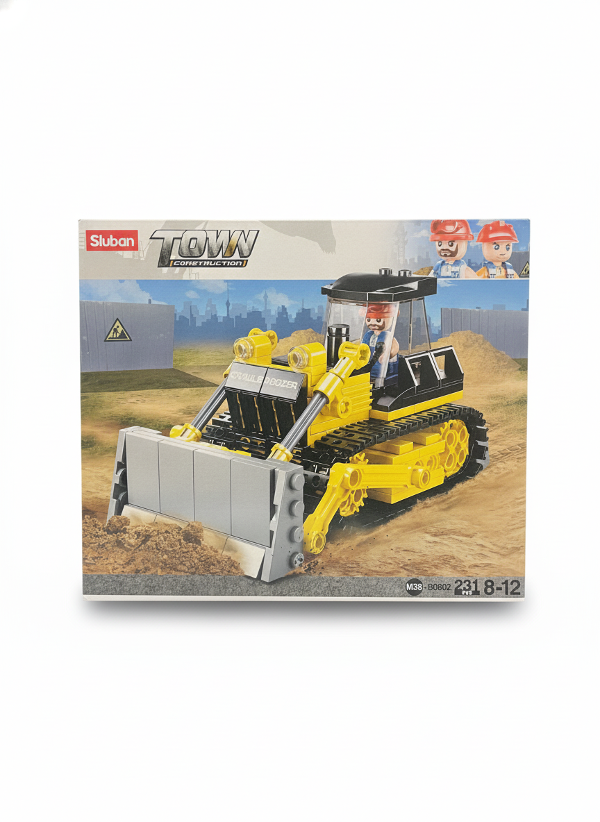 Sluban Town Construction Crawler Dozer