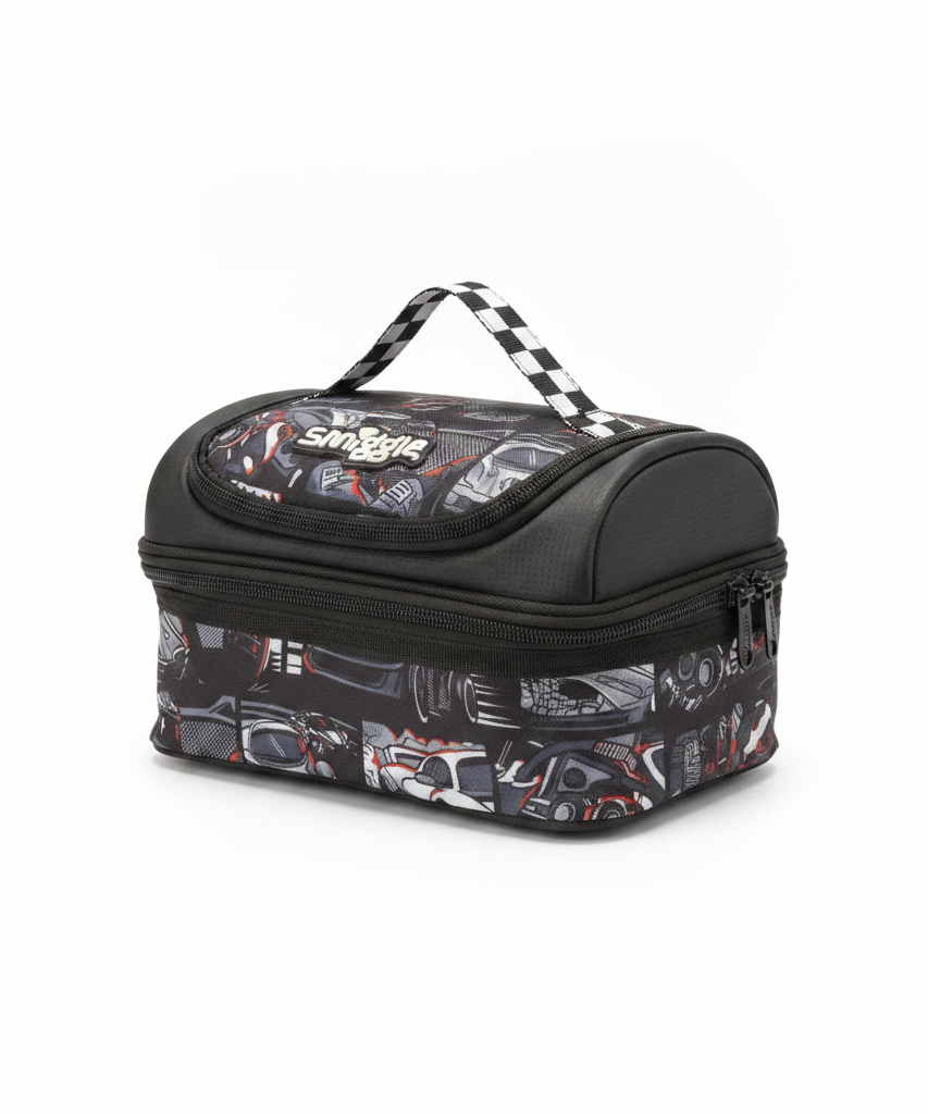 Smiggle Double Decker Lunchbox - Car Print