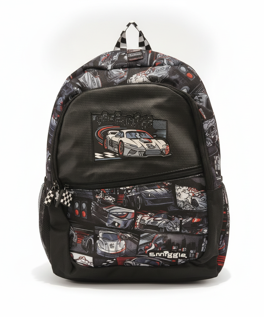 Smiggle Race Car Backpack