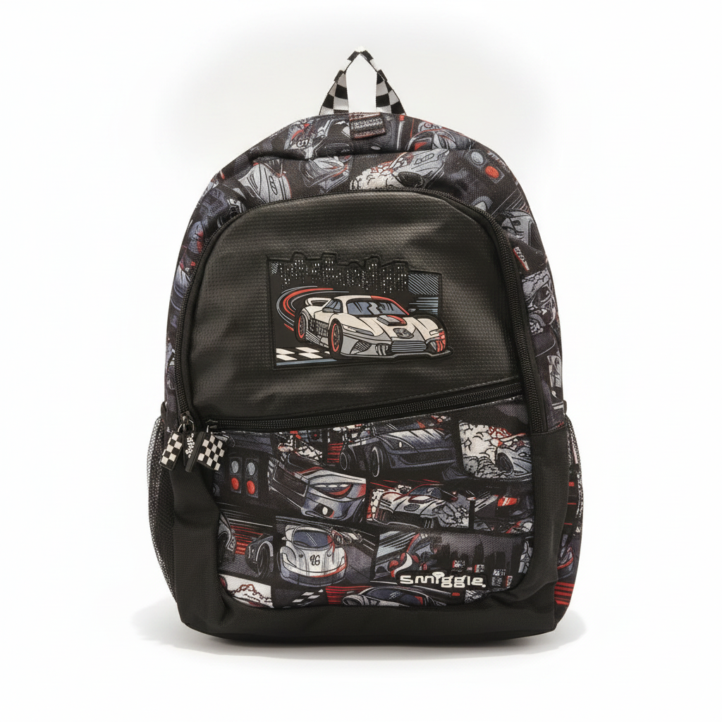 Smiggle Race Car Backpack