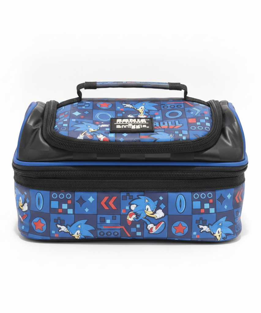Smiggle Sonic The Hedgehog Double Decker Lunchbox