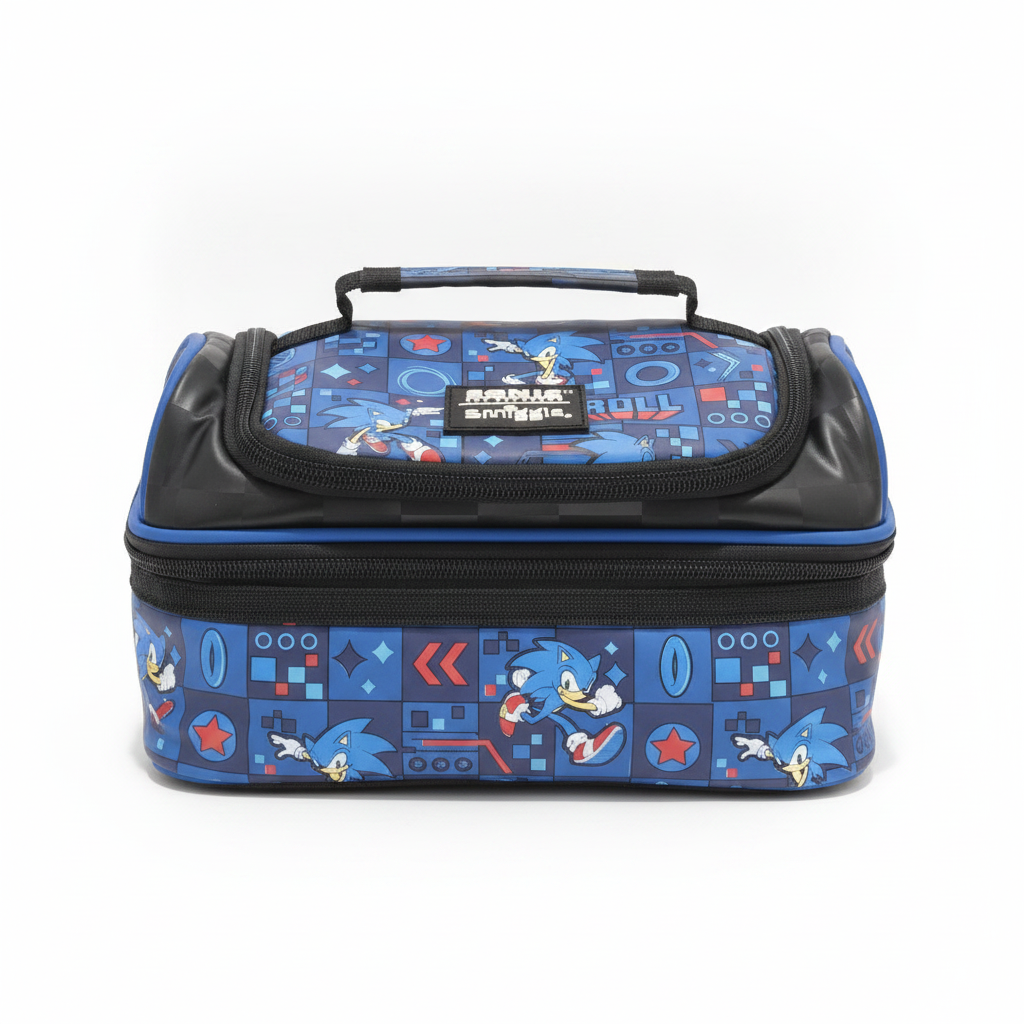 Smiggle Sonic The Hedgehog Double Decker Lunchbox