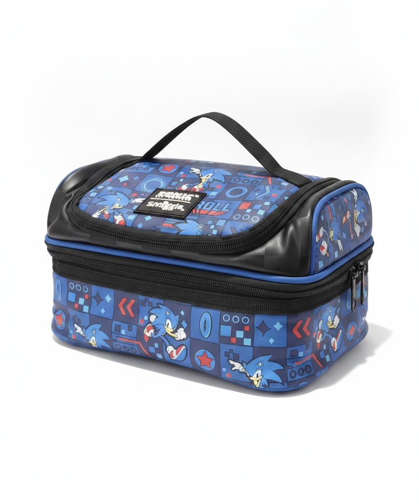 Smiggle Sonic The Hedgehog Double Decker Lunchbox