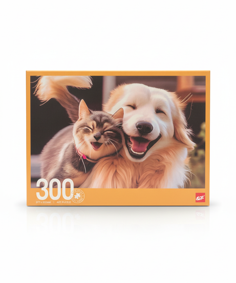 Smiling Pet Friends 300 Piece Art Puzzle