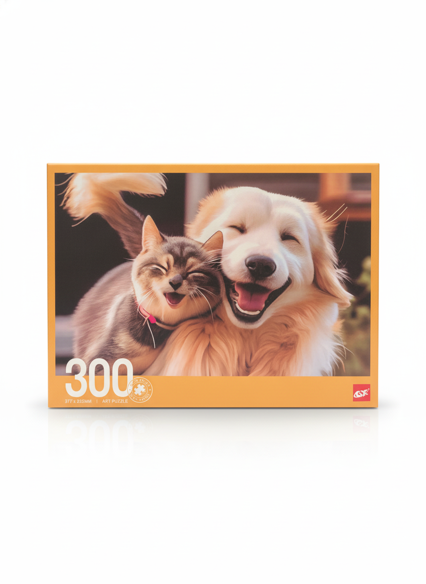 Smiling Pet Friends 300 Piece Art Puzzle