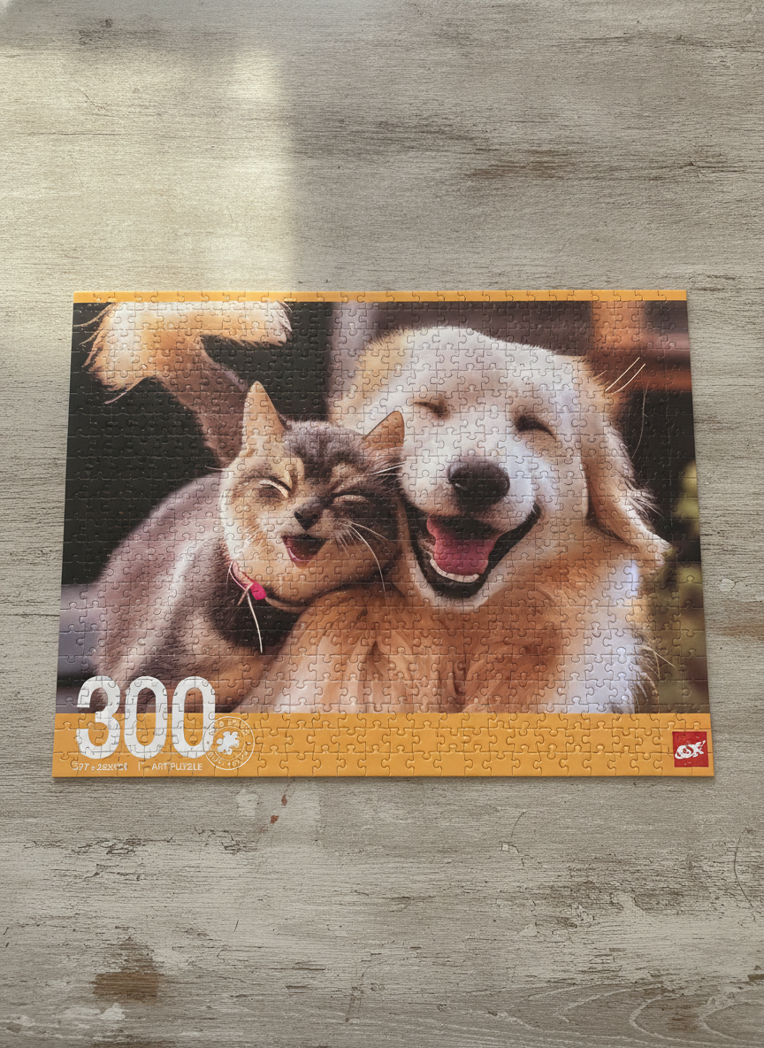 Smiling Pet Friends 300 Piece Art Puzzle