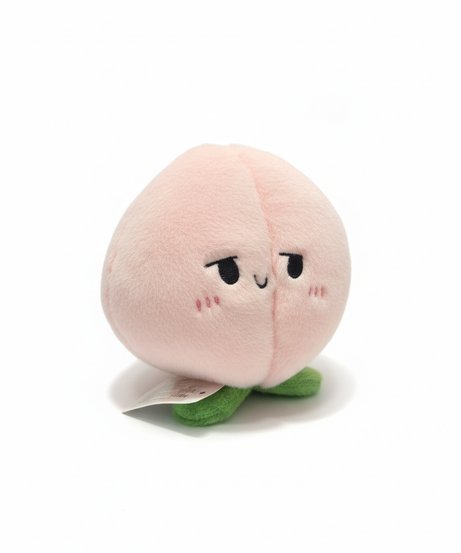 Smirking Peach Plushie Charm (15cm)