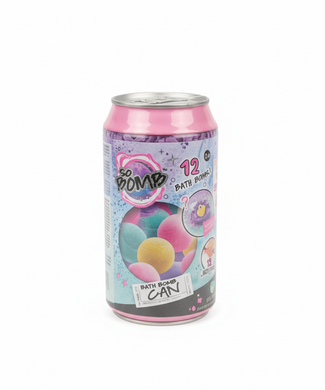 So Bomb Bath Bomb Can (12 Bath Bombs)