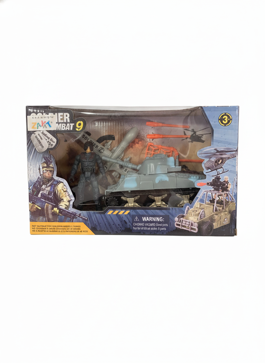 Soldier Combat 9 Action Playset