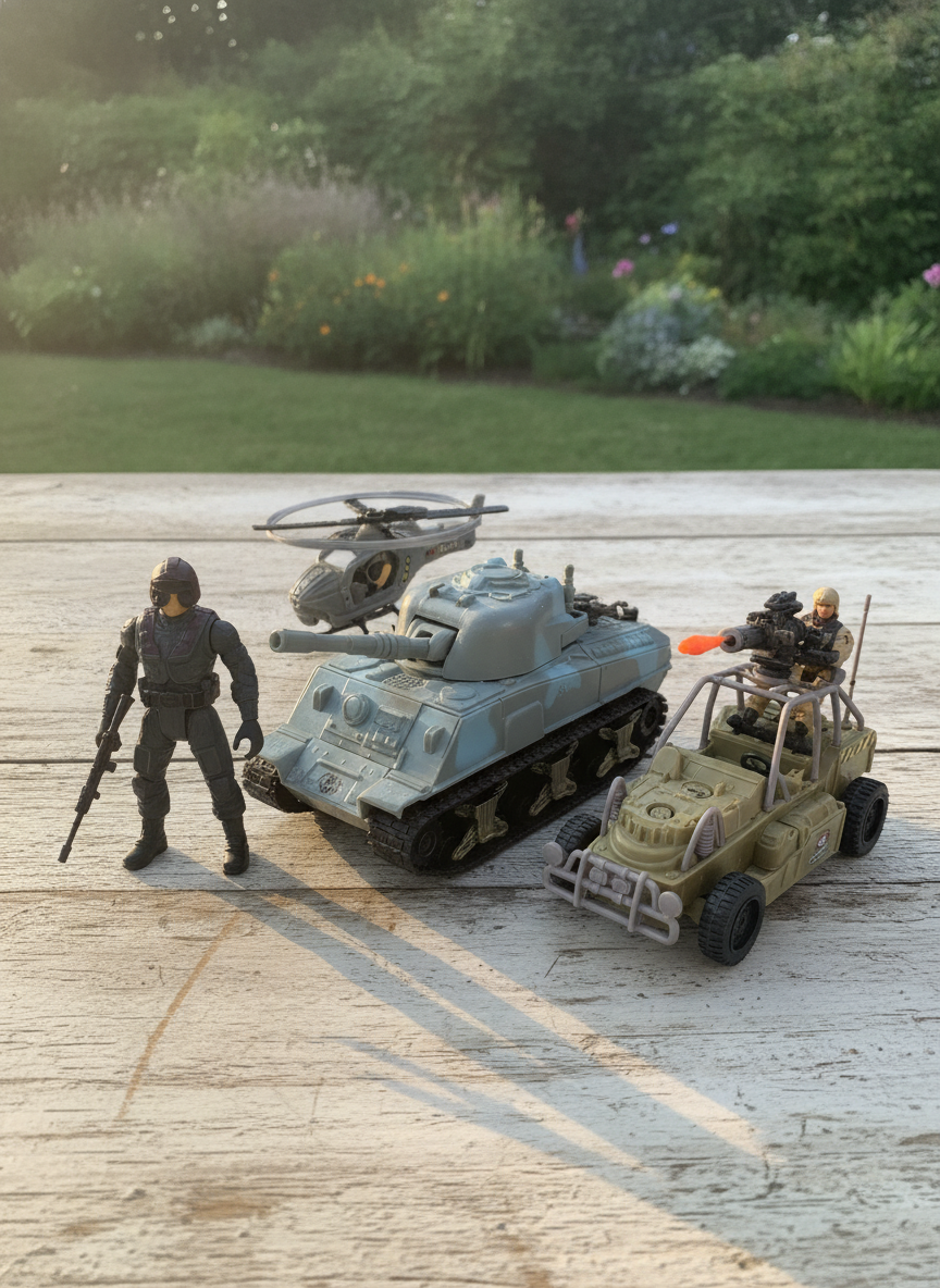Soldier Combat 9 Action Playset