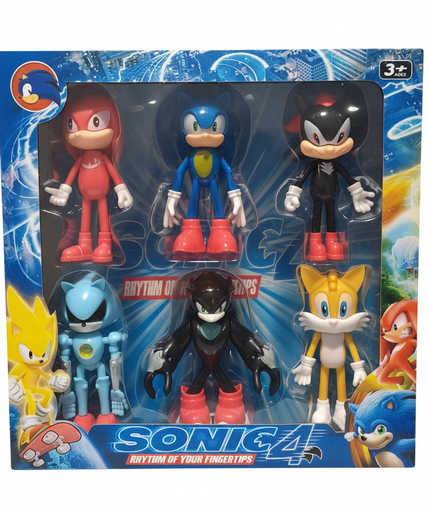 Sonic 4 Rhythm of Your Fingertips Action Figure Set