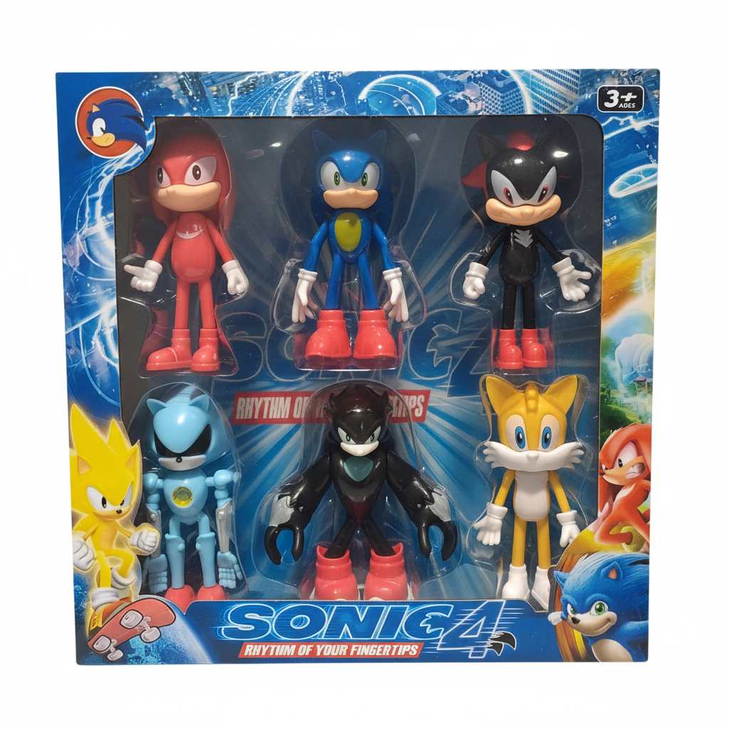 Sonic 4 Rhythm of Your Fingertips Action Figure Set