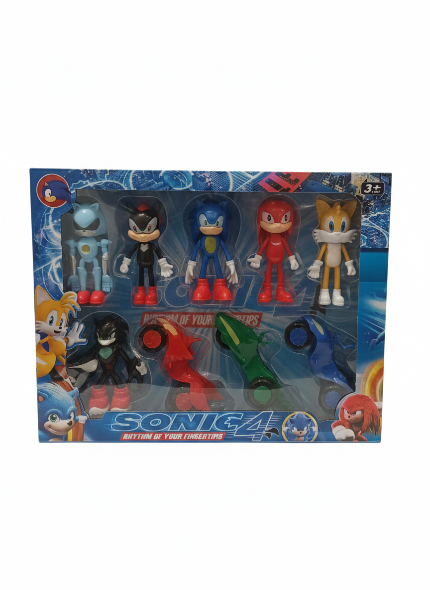Sonic 4 Rhythm of Your Fingertips Action Figure & Vehicle Play Set