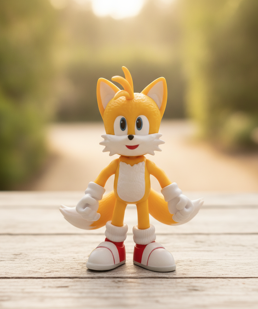 Sonic 3 The Hedgehog Tails Movie Action Figure