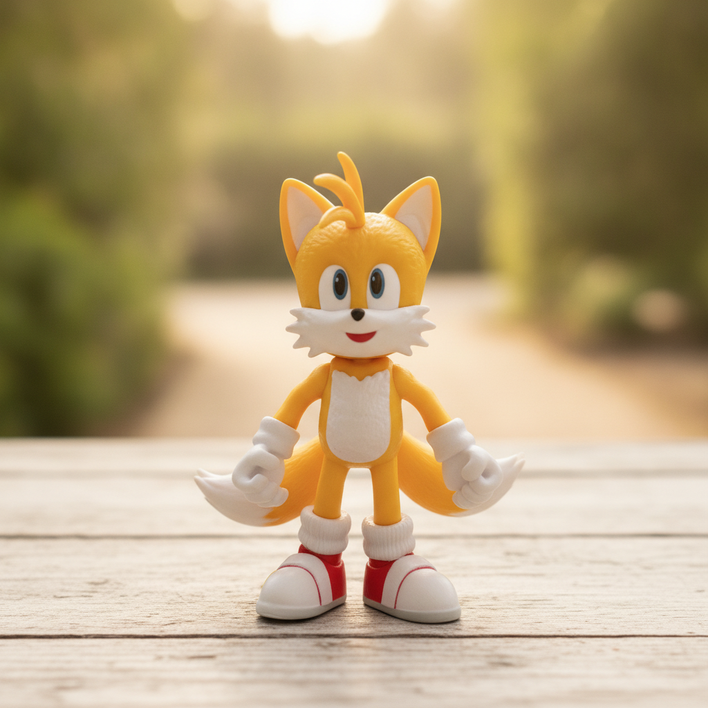 Sonic 3 The Hedgehog Tails Movie Action Figure