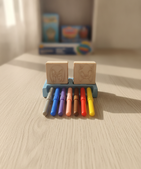 Sonic The Hedgehog Stamp Kit