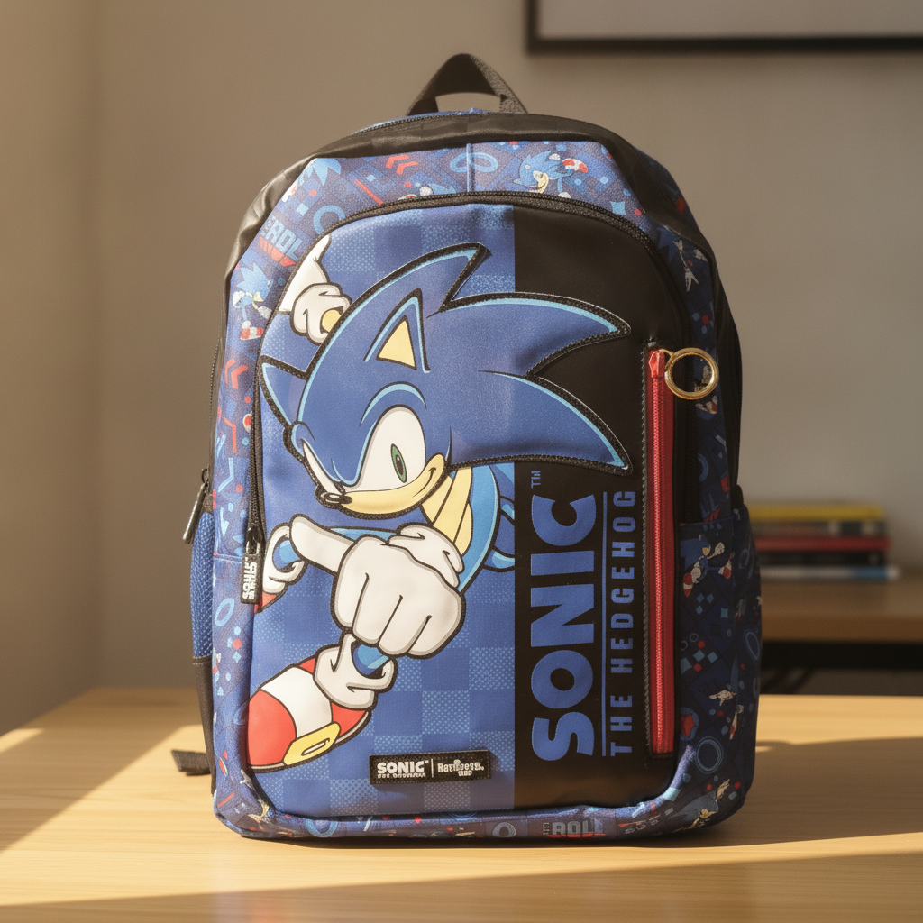 Sonic The Hedgehog x Smiggle Backpack