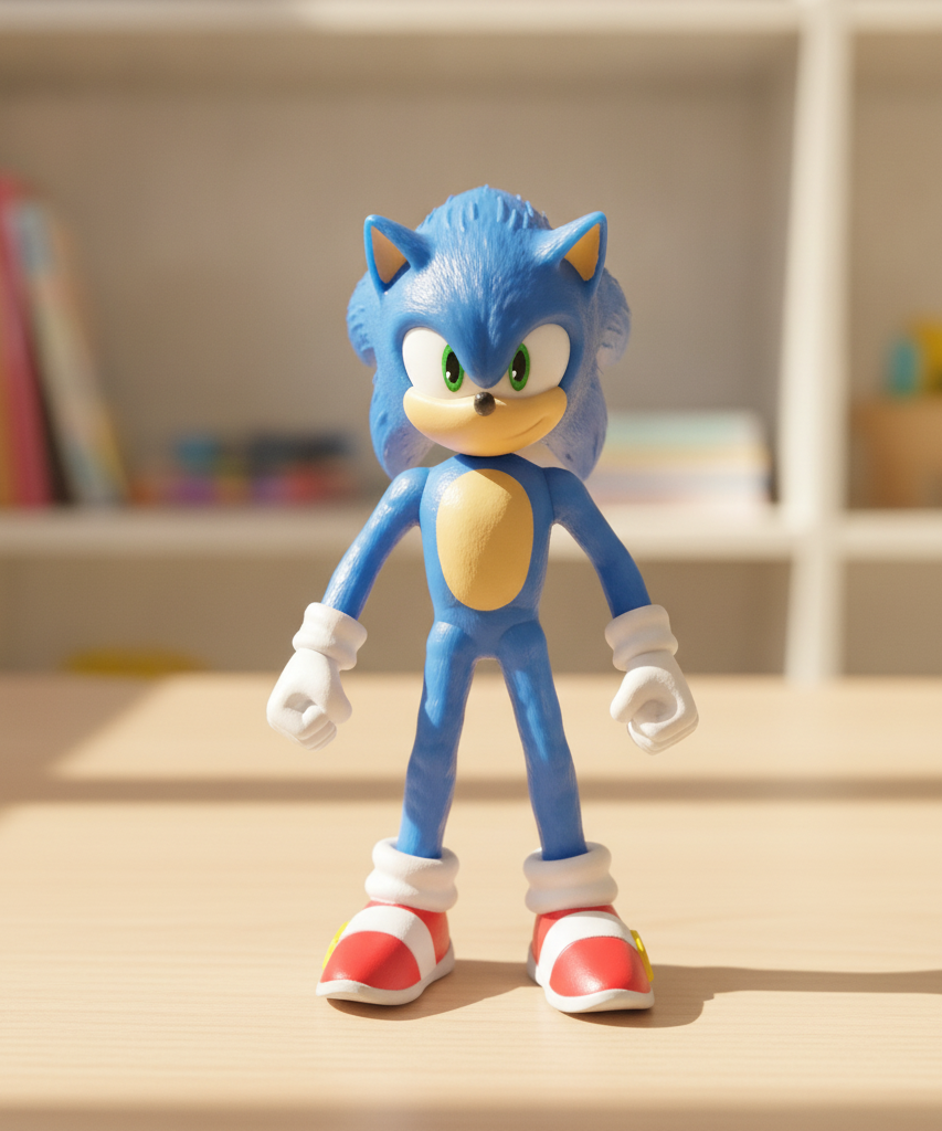 Sonic the Hedgehog 3 Movie Sonic Action Figure