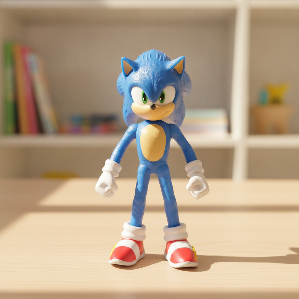 Sonic the Hedgehog 3 Movie Sonic Action Figure