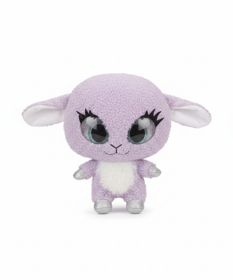 Sparkle Eyes Lavender Lamb Plush