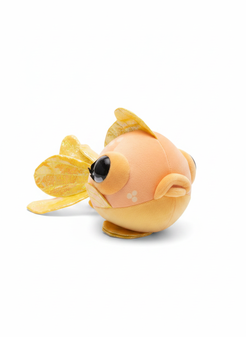 Sparkle Fin Goldfish Plush Toy