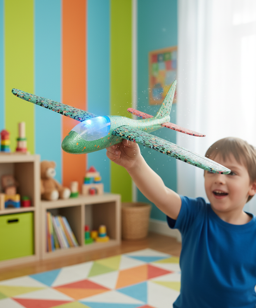 Sparkle LED Glider Airplane