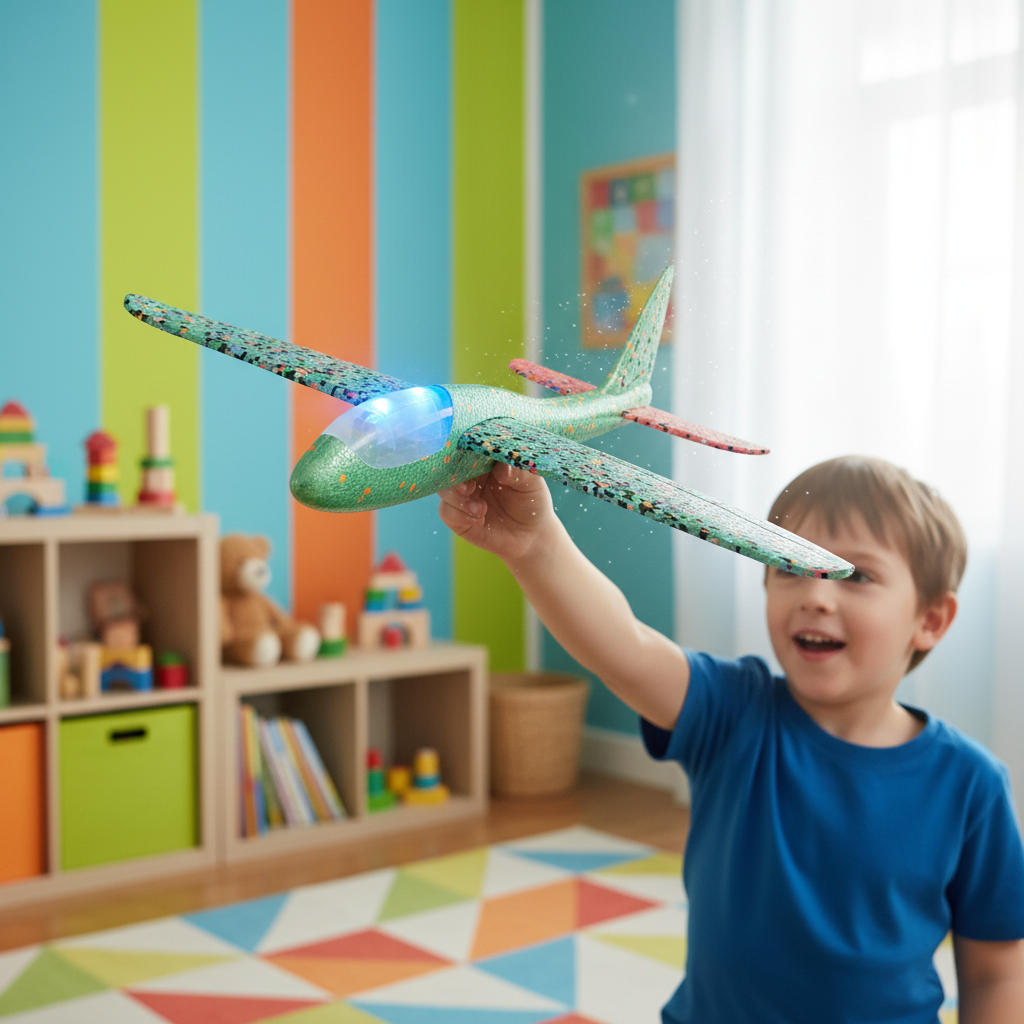 Sparkle LED Glider Airplane