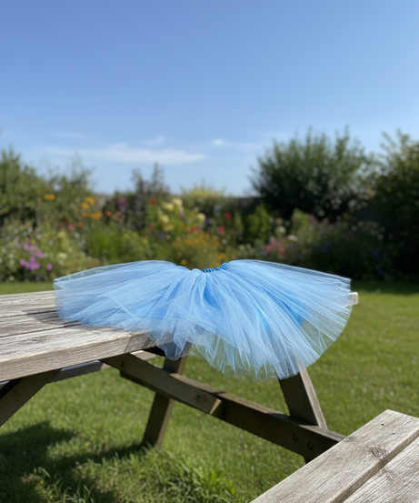 Sparkle Blue Tulle Tutu Skirt