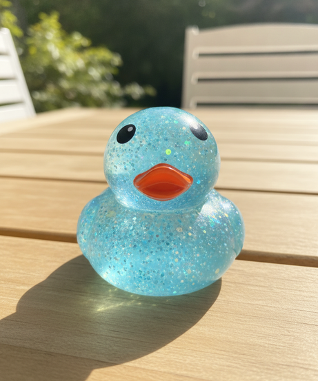 Sparkle Glitter Squishy Duck