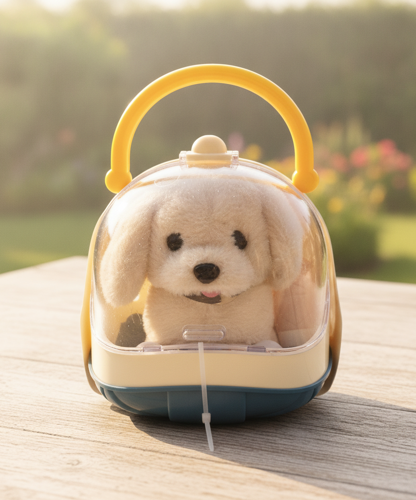 Sparkle Puppy Pet Carrier Toy