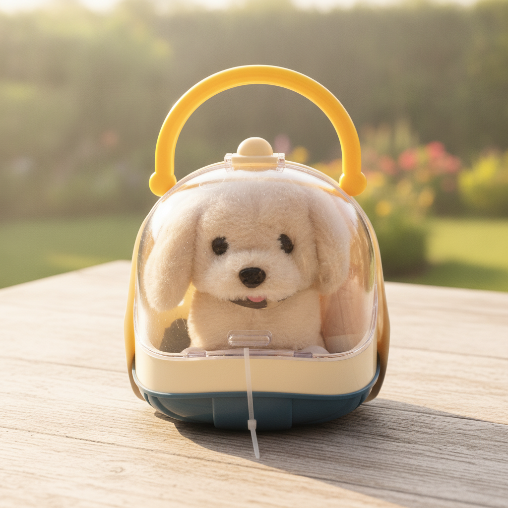 Sparkle Puppy Pet Carrier Toy
