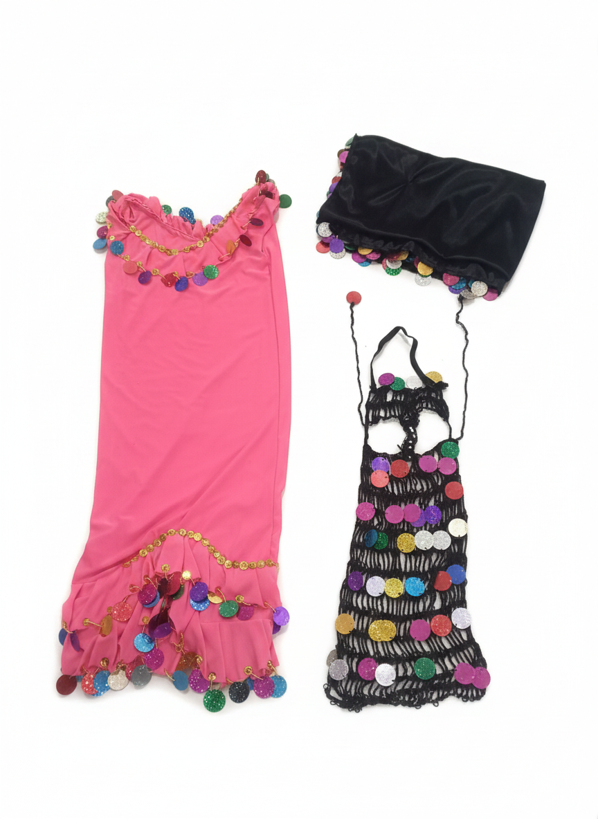 Sparkling Genie Princess Costume Play Set