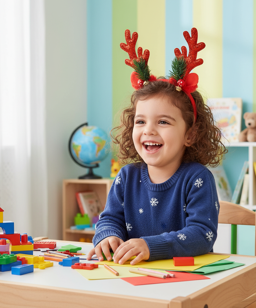 Sparkling Reindeer Antler Christmas Headband