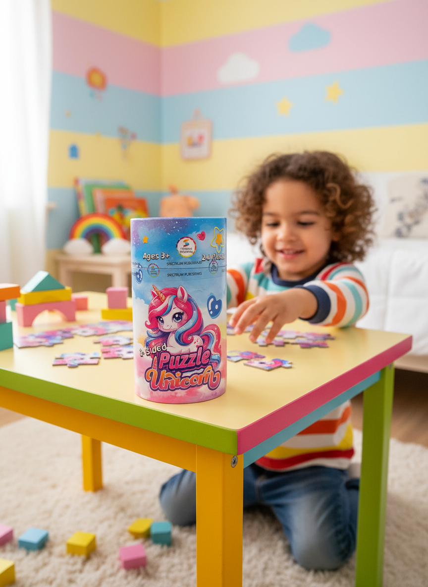 Spectrum Publishing 2-Sided Unicorn Puzzle