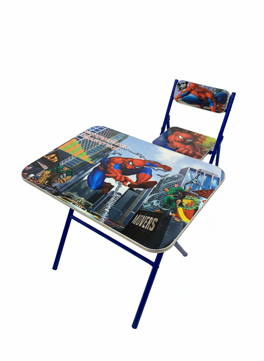 Spider-Man Deluxe Kids Folding Desk & Chair Set