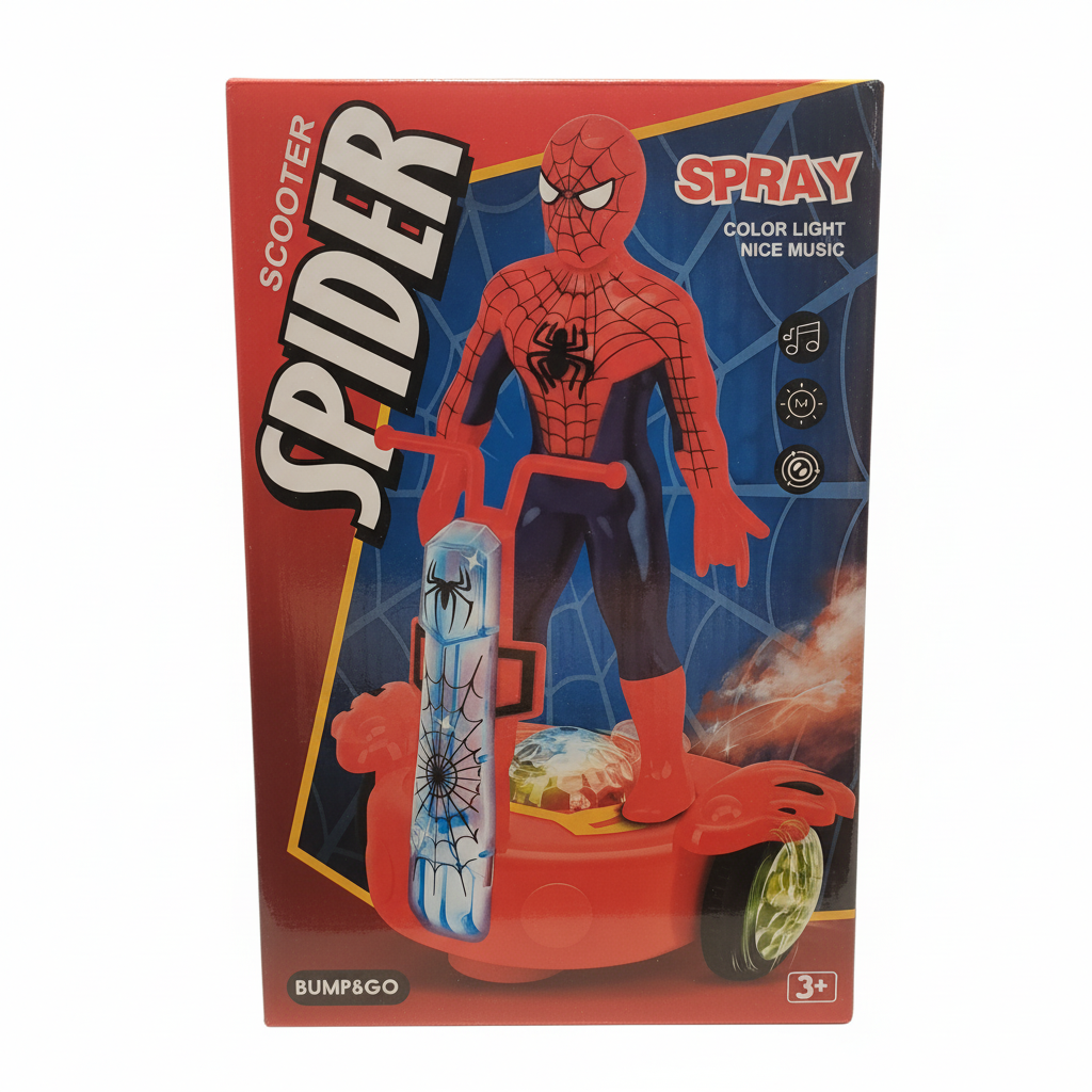 Spider Scooter Spray Color Light Nice Music