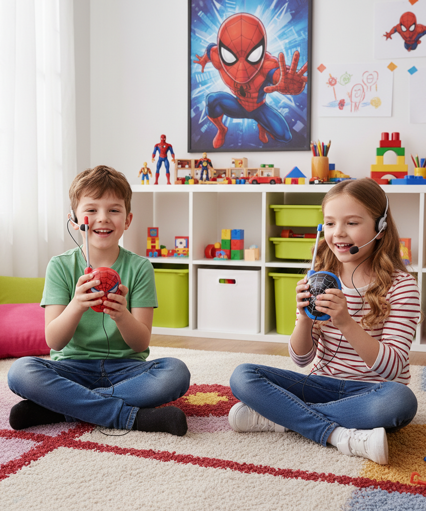 Spider Warrior Happy Walkie Talkie Spider-Mon