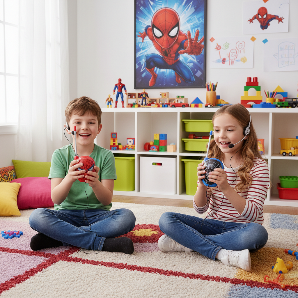 Spider Warrior Happy Walkie Talkie Spider-Mon