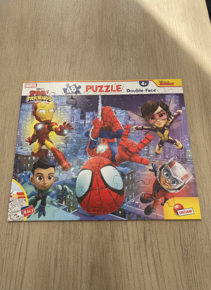 Spidey and His Amazing Friends 48-Piece Double-Face Puzzle