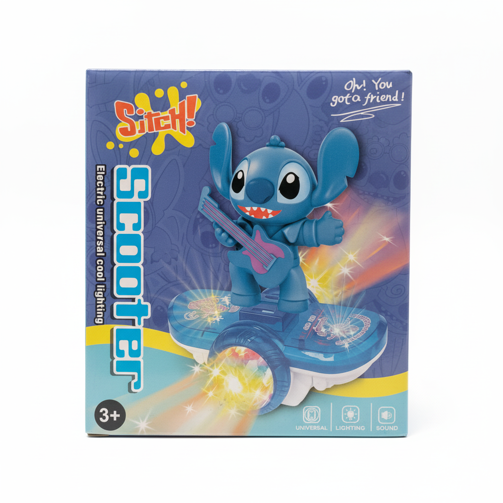 Stitch! Electric Universal Cool Lighting Scooter