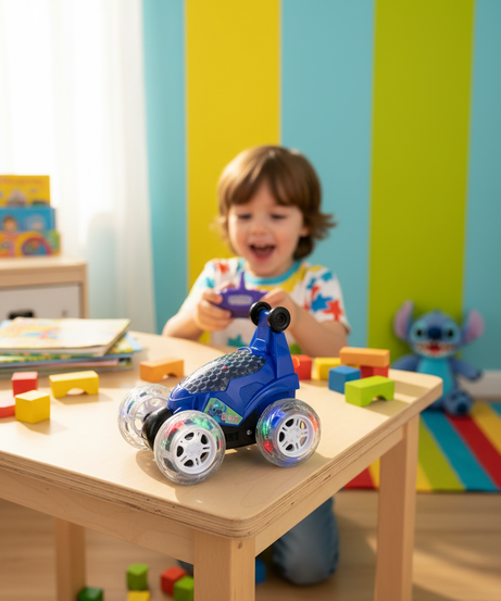 Stitch Super Speed Lights Glaring Acrobatic Car