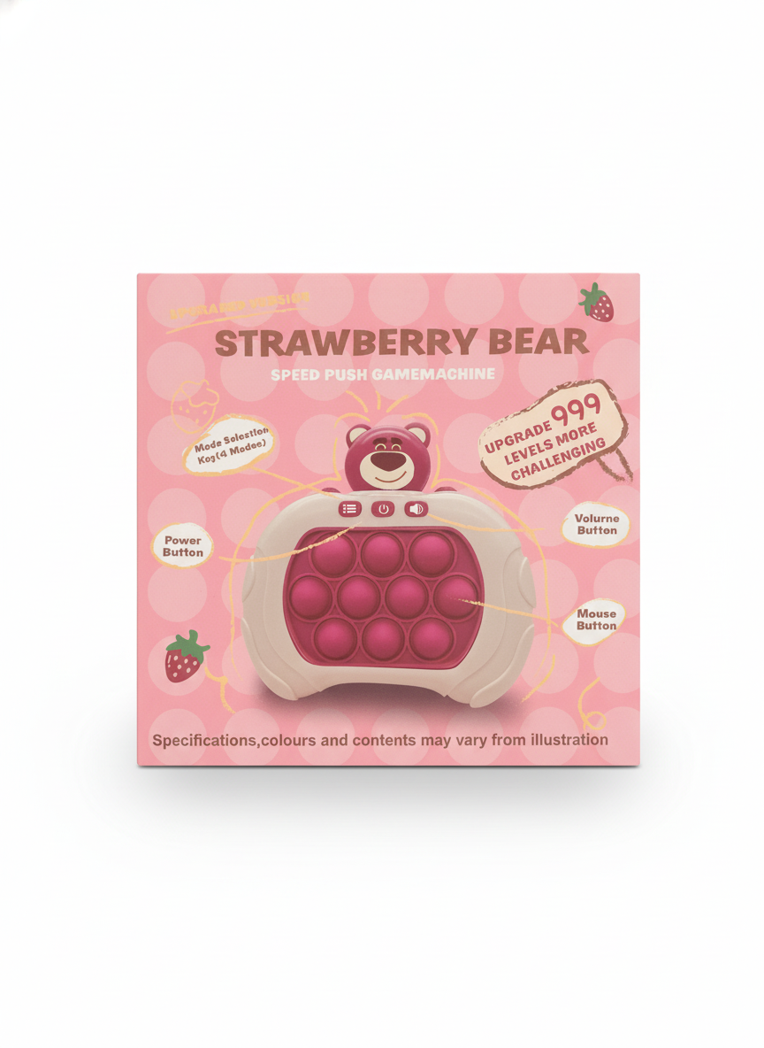 Strawberry Bear Speed Push Gamemachine