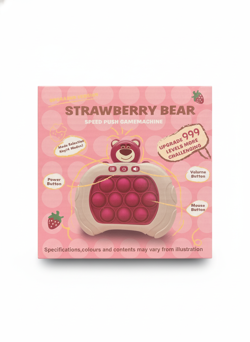 Strawberry Bear Speed Push Gamemachine