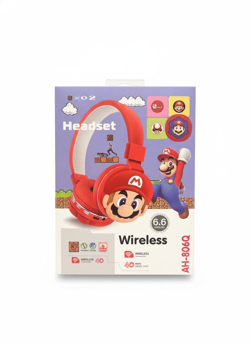 Super Mario Wireless Headset AH-806Q