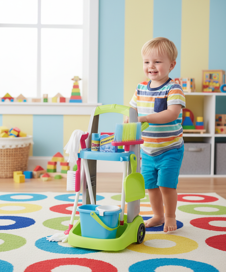 Sweep & Mop Cleaning Trolley